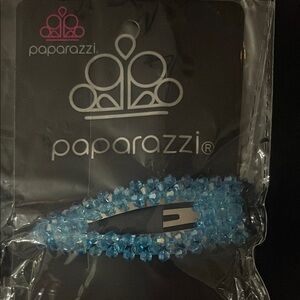 NWT Blue Beaded Hair Clip
